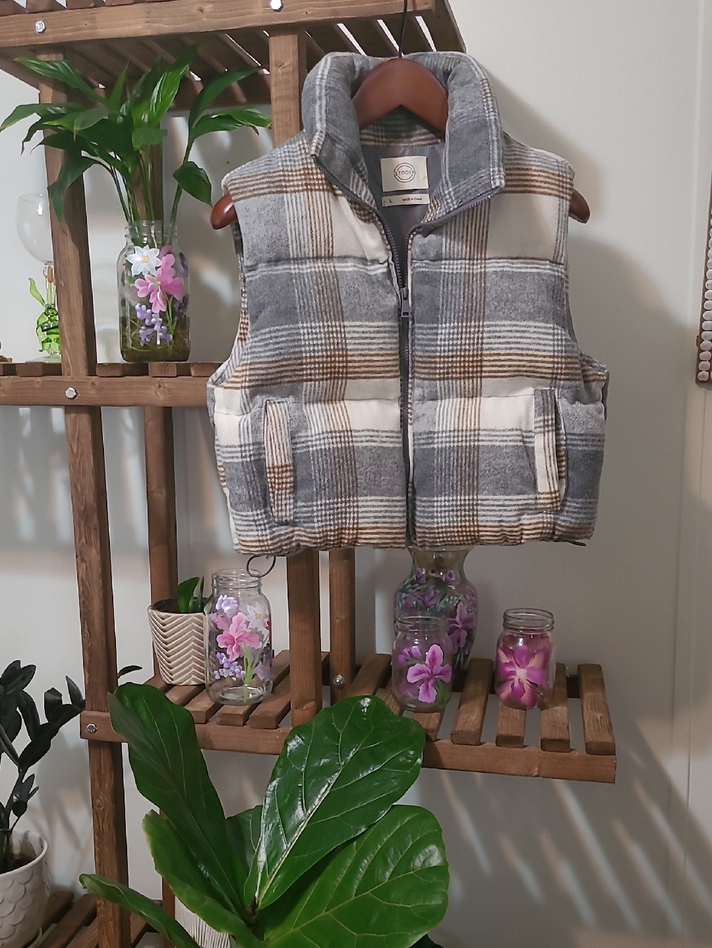 Thick Puffer Crop Vest